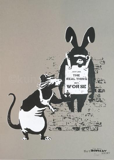 Banksy - Like the real thing but worthless