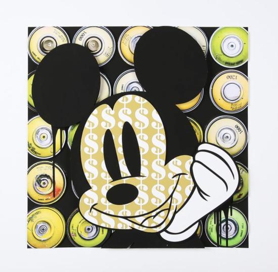 Ben Allen - Paint Cans Mickey - Yellow