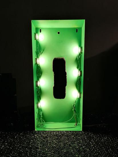 Lichtkasten "co.al", grün, von Franz Betz