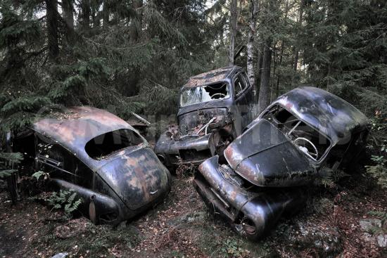 Marc Theis - „rust never sleeps“ (Schrottplatzautos), 7652