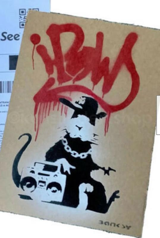 Banksy - GANGSTA RAT