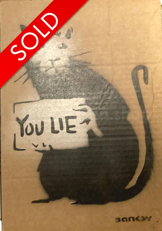Banksy - You Lie Rat